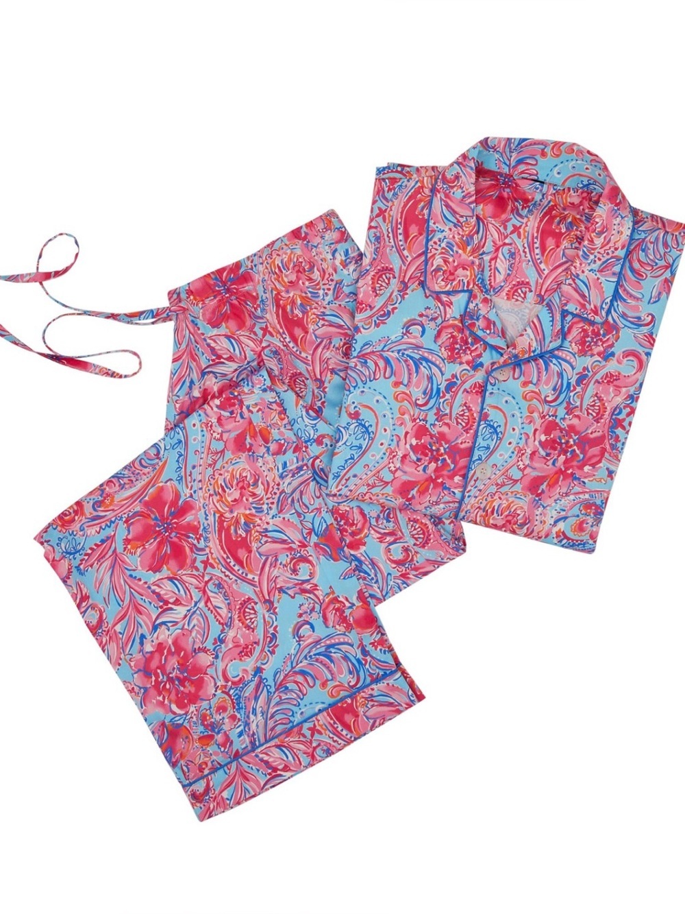 Pottery Barn Teen x Lilly Pulitzer Island de Coco Floral Pajama Set size Small